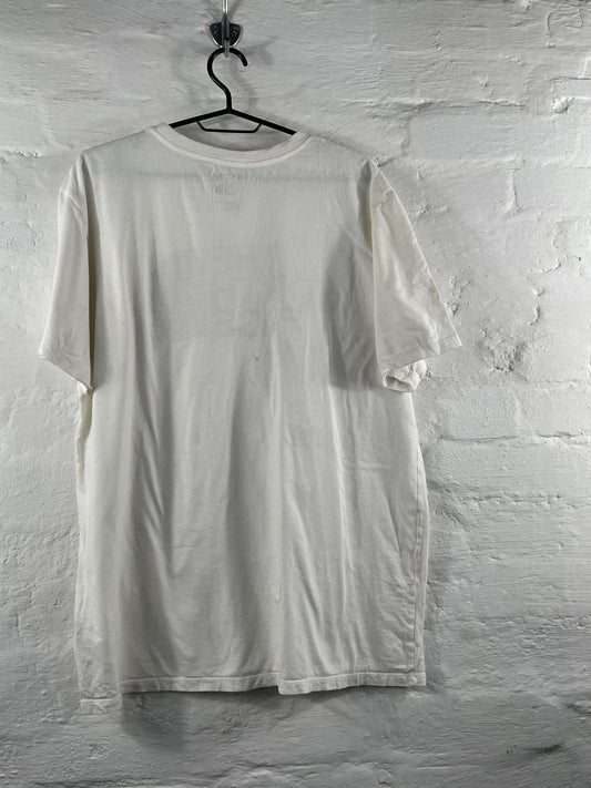 The North Face – White Logo T-Shirt, Größe L