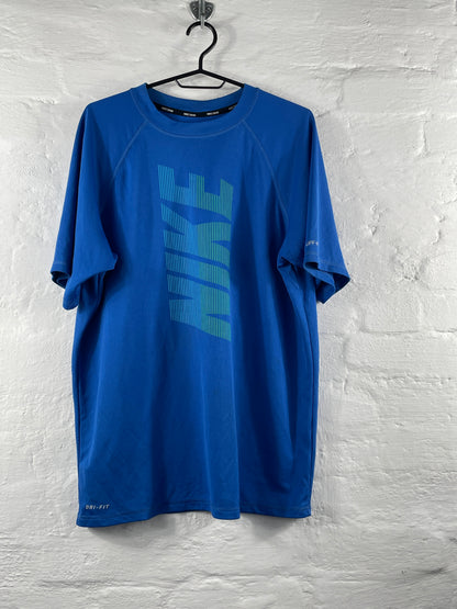 Nike – Dri-FIT Swim Performance Shirt Blue, Size L