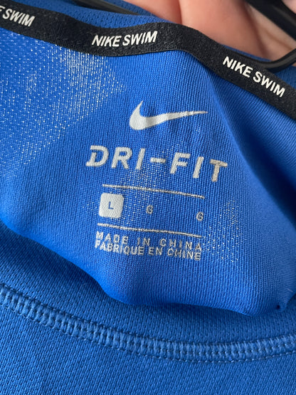Nike – Dri-FIT Swim Performance Shirt Blue, Size L