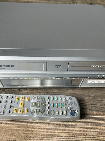 JVC DR-MV1SE – DVD/VHS Recorder Kombigerät mit Fernbedienung (Retro Home Entertainment)