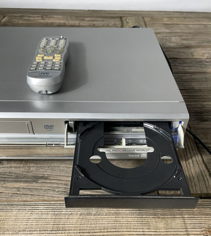 JVC DR-MV1SE – DVD/VHS Recorder Kombigerät mit Fernbedienung (Retro Home Entertainment)