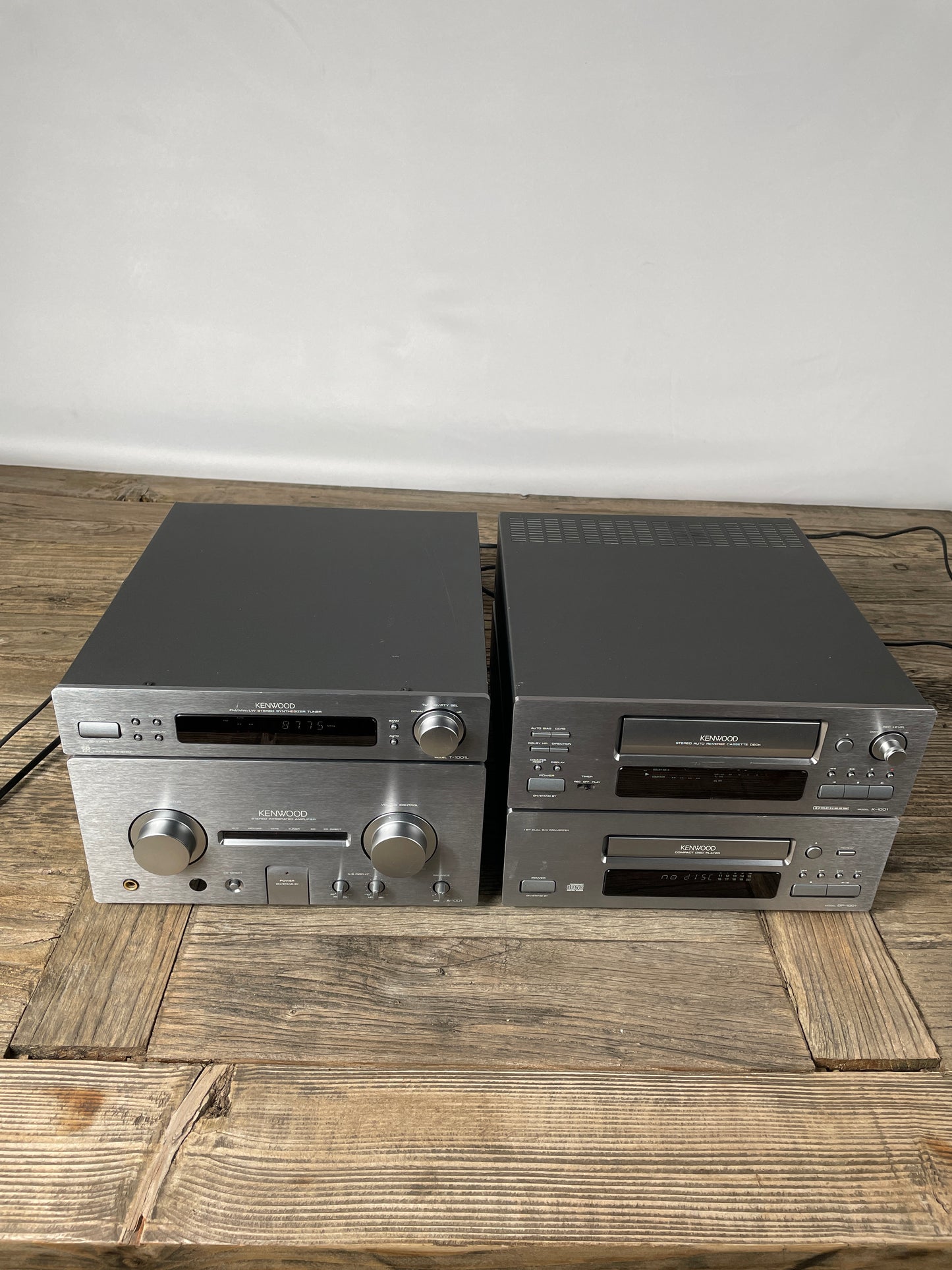 Kenwood HiFi-Midianlage 1001 Serie – Edelstahlfronten – Komplettsystem (getestet)
