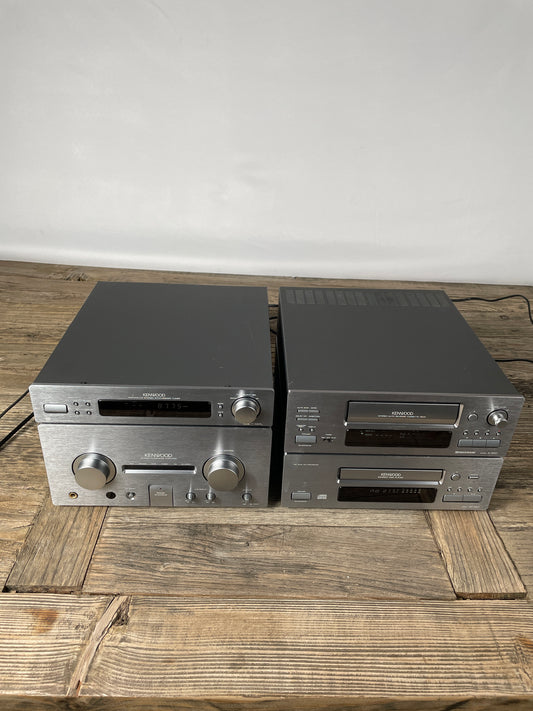 Kenwood HiFi-Midianlage 1001 Serie – Edelstahlfronten – Komplettsystem (getestet)