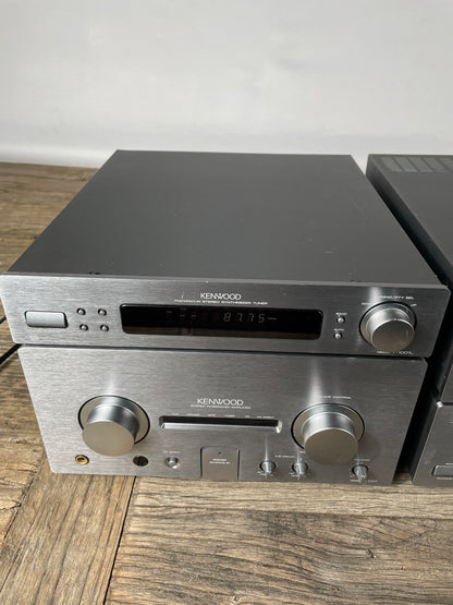 Kenwood HiFi-Midianlage 1001 Serie – Edelstahlfronten – Komplettsystem (getestet)