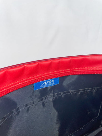 Adidas Originals Umhängetasche - Rot mit Trefoil Logo, Vintage Retro Sporttasche