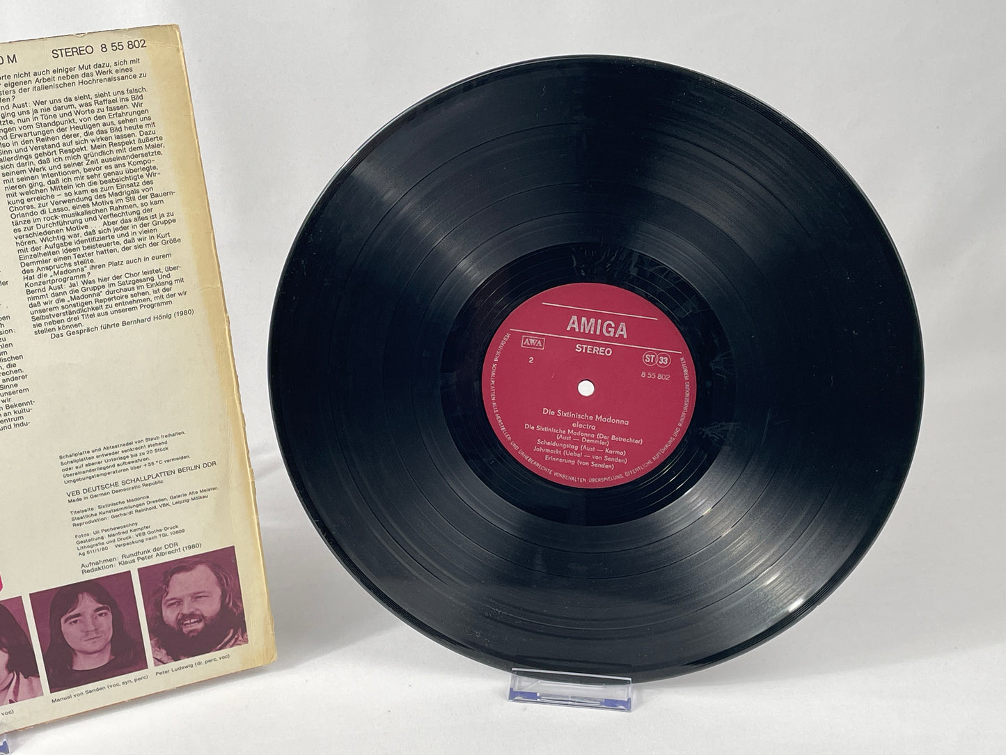 Electra - Die Sixtinische Madonna (LP, Vinyl, Original 1980, AMIGA, DDR-Pressung)