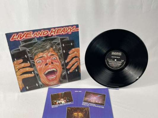 Various Artists - Live and Heavy (LP, 1981, NEMS Records, UK) - Hard Rock, Heavy Metal
