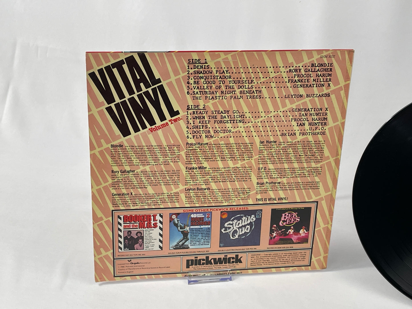 Vital Vinyl Volume Two - Rock &amp; New Wave Compilation, Blondie, Rory Gallagher, Generation X, Procol Harum