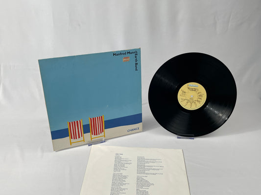 Manfred Mann's Earth Band - Chance LP (1980) - Bronze Records, Original, Rock Classic