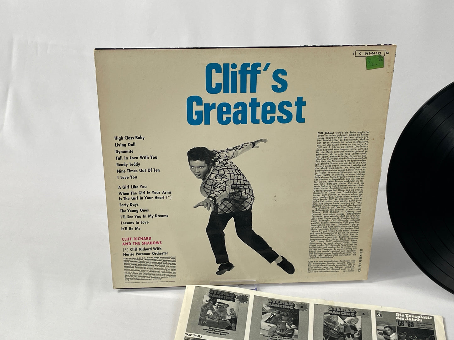 Cliff Richard - Cliff's Greatest - Columbia - Greatest Hits Collection