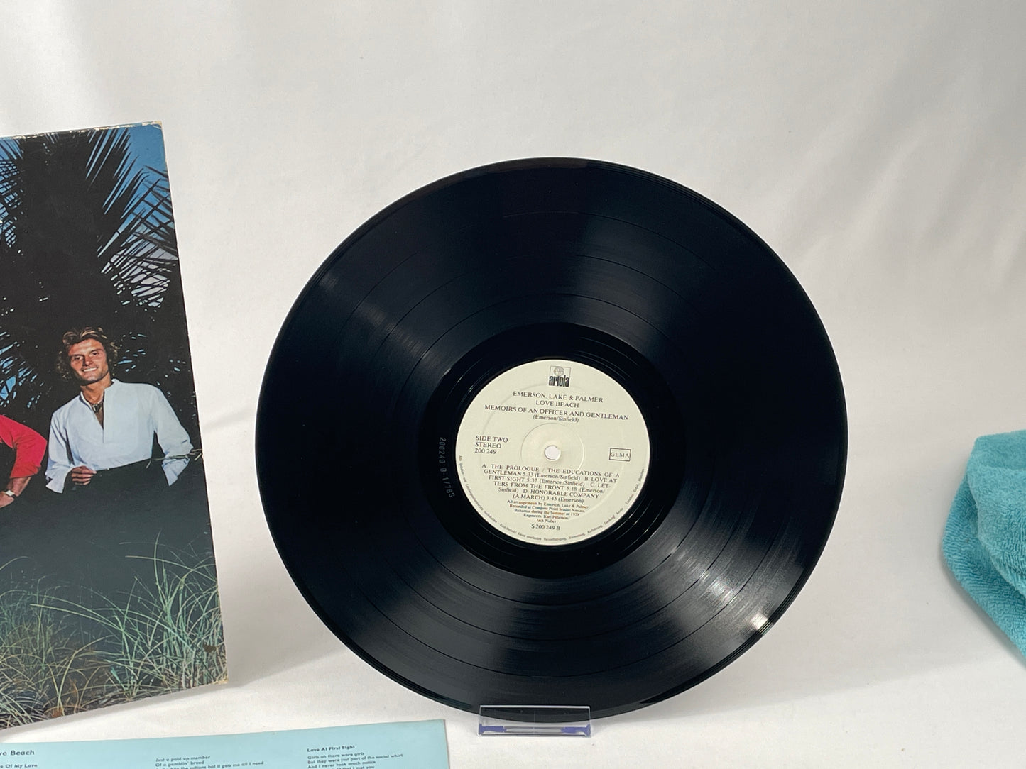 Emerson, Lake &amp; Palmer - Love Beach (1978, LP Vinyl) - Prog Rock / Art Rock - VG+