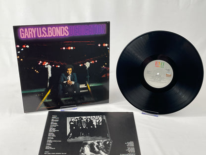 Gary US Bonds - Dedication (1981, EMI America) - Rock/Soul, Original Vinyl LP with inlay