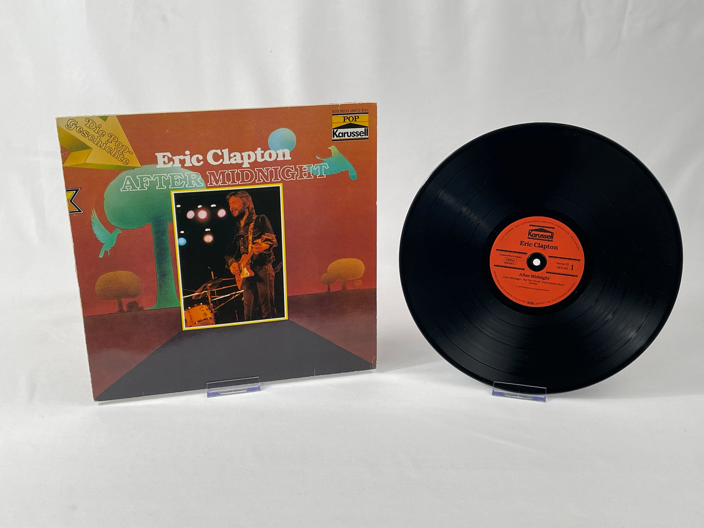 Eric Clapton - After Midnight LP (1979, Carousel) - Blues Rock, Pop Rock, Stereo