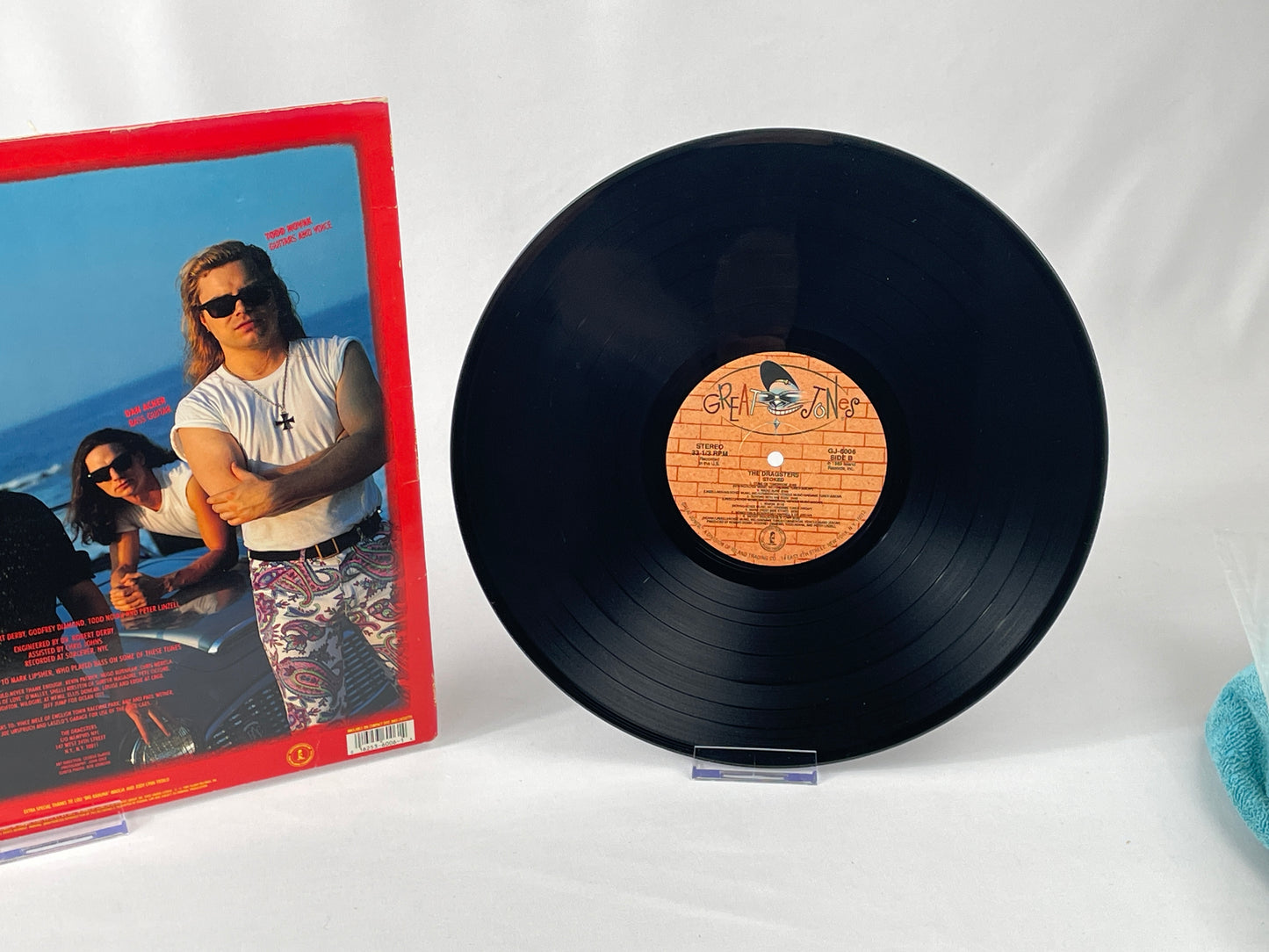 The Dragsters - Stoked LP (1991, Great Jones) - Surf Rock, Garage Rock, US pressing