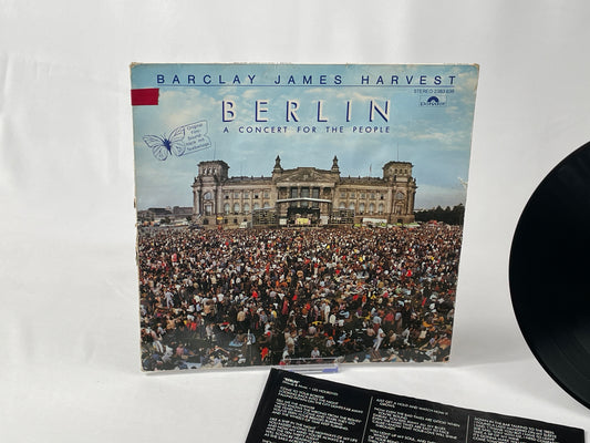 Barclay James Harvest - Berlin: A Concert for the People LP (1982, Polydor) - Live Rock Album