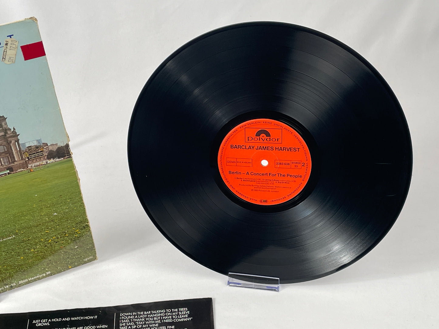 Barclay James Harvest - Berlin: A Concert for the People LP (1982, Polydor) - Live Rock Album