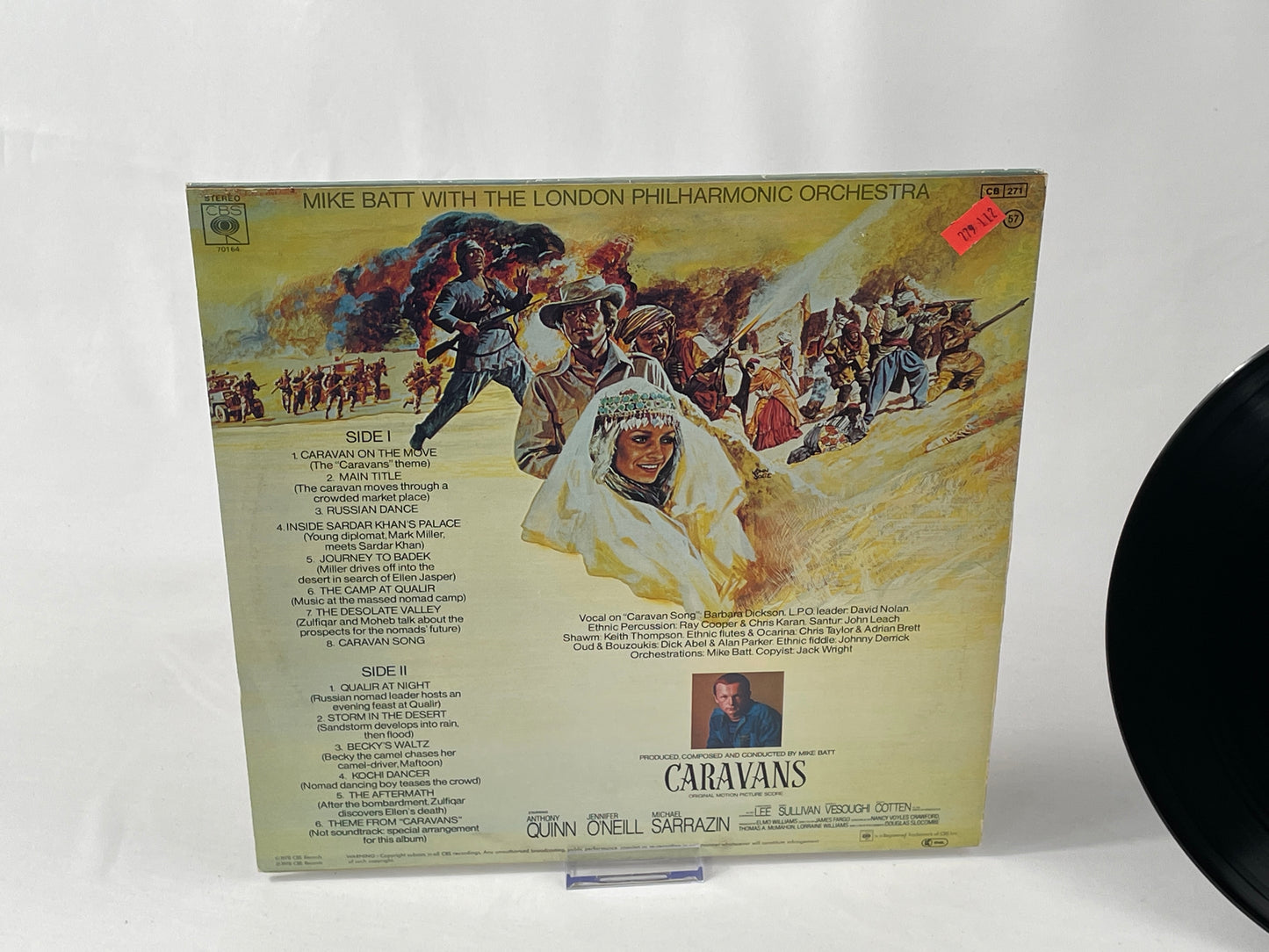 Mike Batt - Caravans Original Motion Picture Score LP Vinyl 1978 - London Philharmonic Orchestra, Film Music Soundtrack