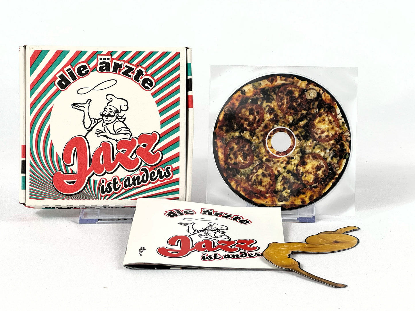 Die Ärzte - Jazz ist anders (Pizza-Edition) CD-Album 2007 inkl. Booklet & Sticker | Limitierte Sonderverpackung