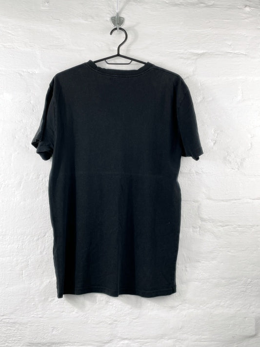 adidas – Logo Print T-Shirt (Schwarz, Größe S)