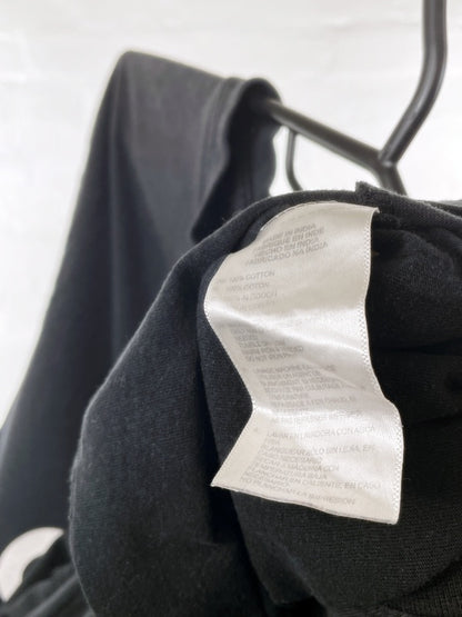 adidas – Logo Print T-Shirt (Schwarz, Größe S)