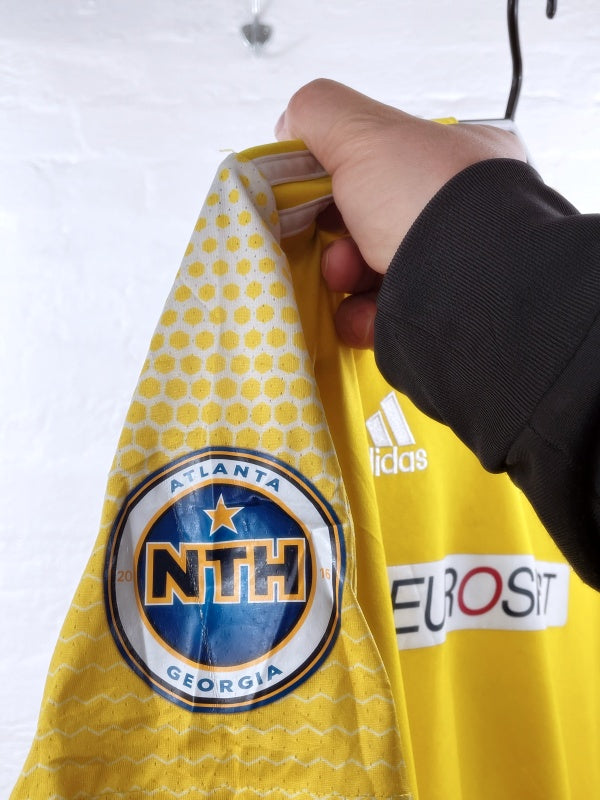 adidas – NTH Atlanta Hatters Jersey 2016 (Yellow, Size L)