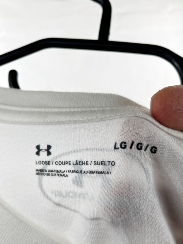 Under Armour – Brew City Battle 2022 Basketball T-Shirt (Retro Sports Style, White, Size L)