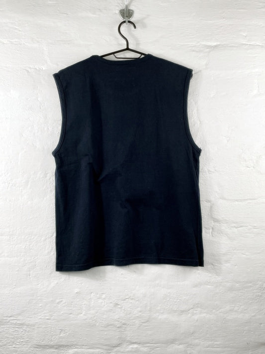 Nike – Sleeveless Logo Tee Navy (Made in Australia, circa late 1990s)