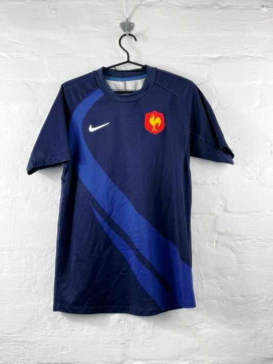 Nike – France FFF Training Jersey Navy (approx. late 2000s)