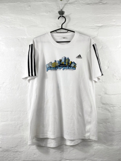 Adidas – “Pints ​​to Pasta” Portland 10K Running Tee (approx. early 2010s)