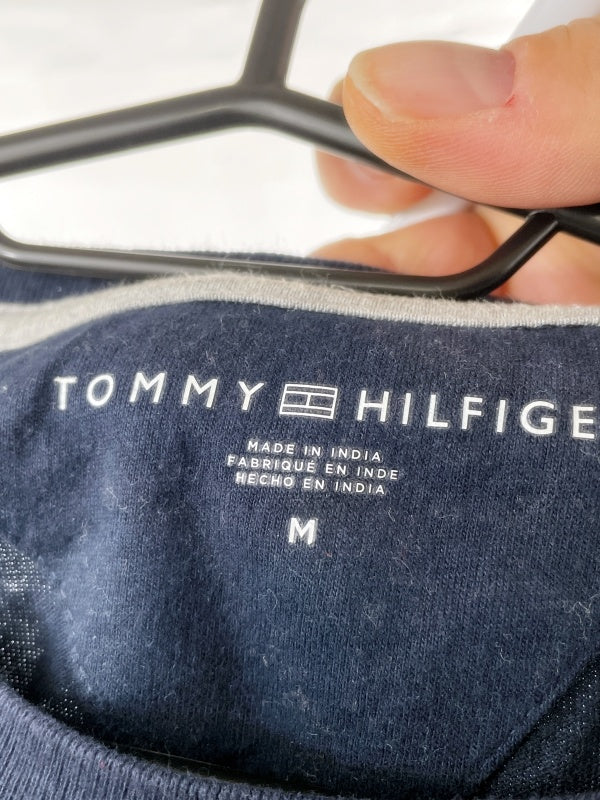 Tommy Hilfiger – EST. 1985 Logo Tee Navy (approx. mid-2010s)