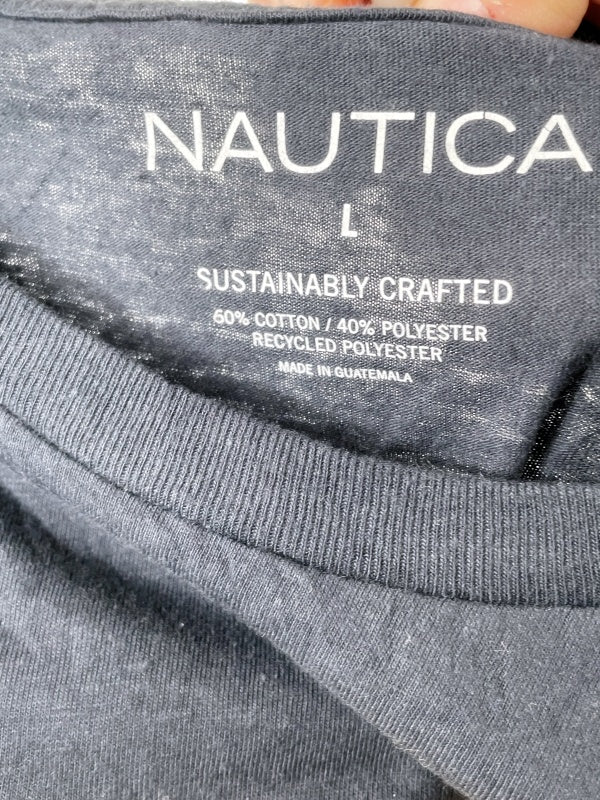 Nautica – Retro Sailboat Tee Navy (approx. early 2020s)