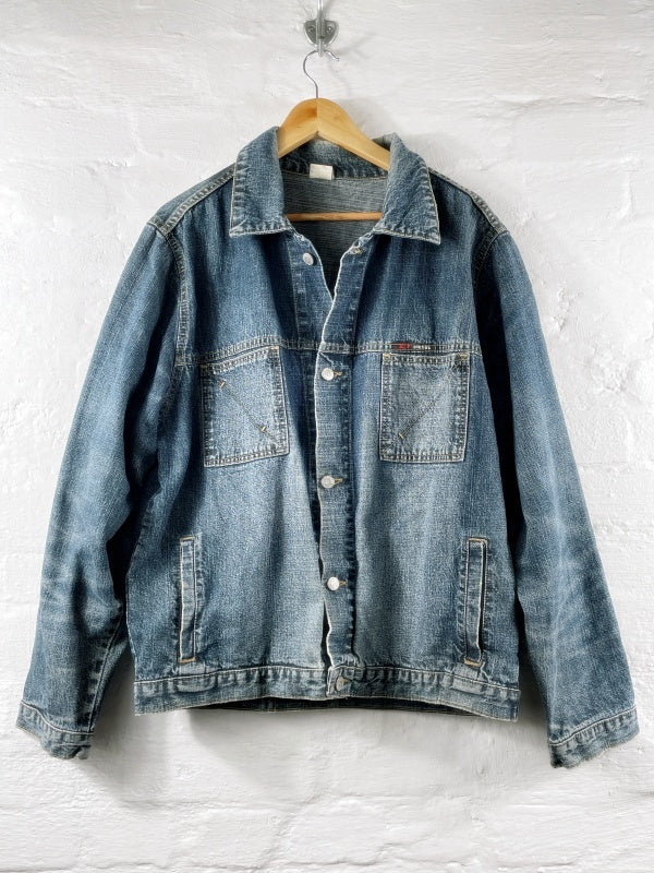 Diesel – Vintage Denim Jacket “Industry RR55” (Made in Italy, circa late 1990s) 