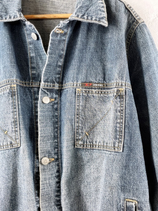 Diesel – Vintage Denim Jacket „Industry RR55“ (Made in Italy, ca. späte 1990er Jahre)