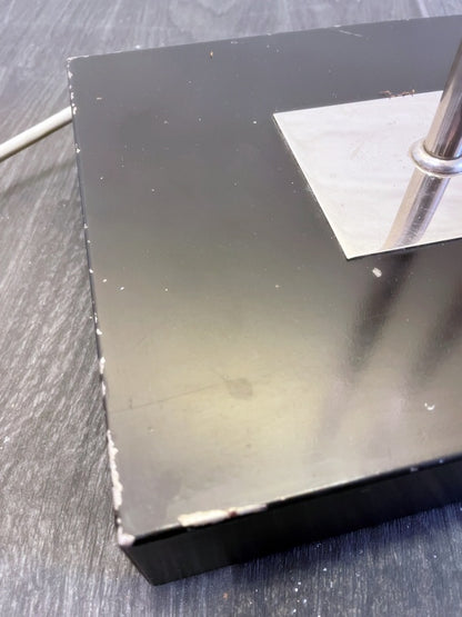 Seifert & Tilitz Berlin – Vintage Stehleuchte Modell 6067, verchromt mit Doppel-Acrylschirm