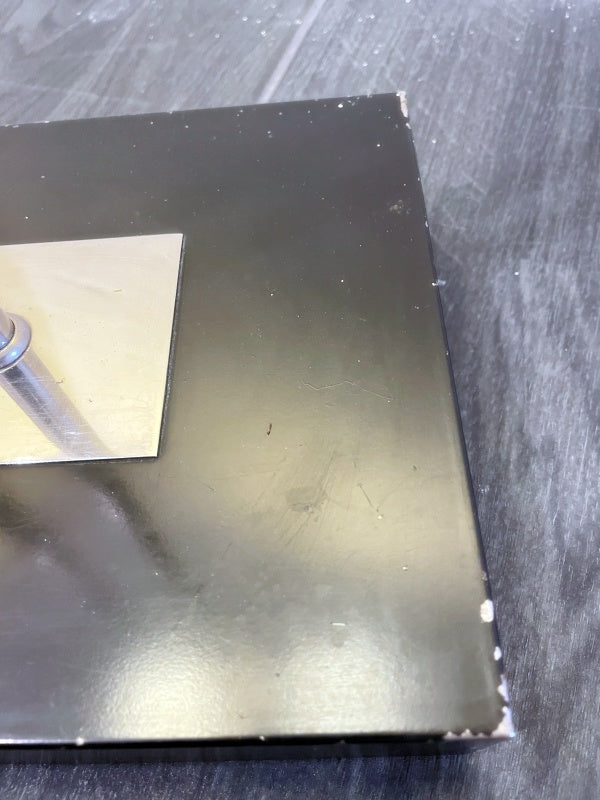 Seifert & Tilitz Berlin – Vintage Stehleuchte Modell 6067, verchromt mit Doppel-Acrylschirm