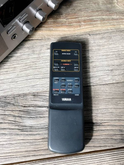 Yamaha KX-393 Stereo Kassettendeck – Natural Sound, Fernbedienung, geprüft