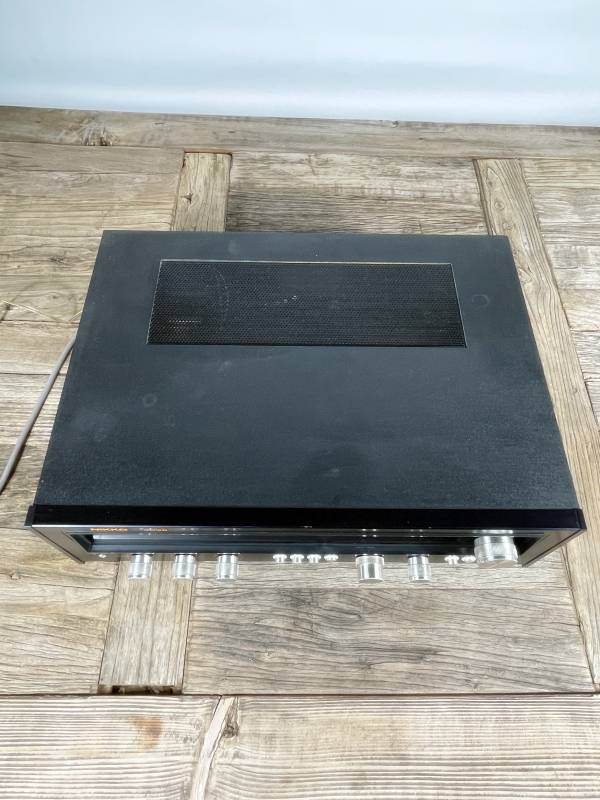 Nikko 3035 Stereo Receiver – sehr dunkle blaue Blende, Holzgehäuse, geprüft