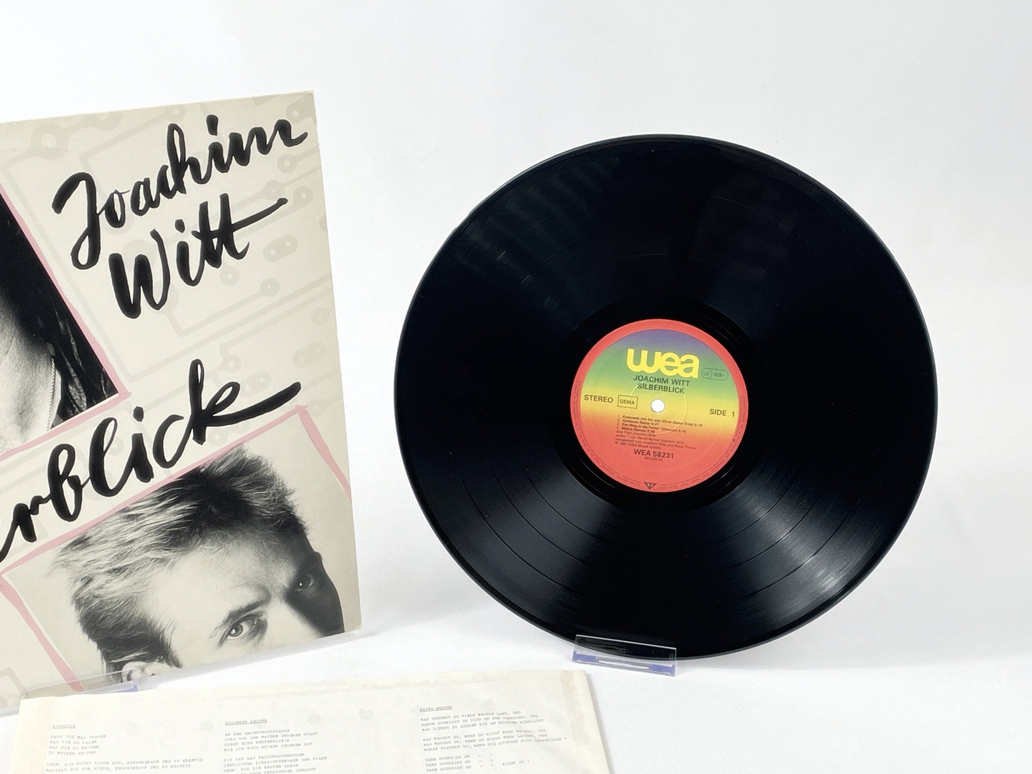 Joachim Witt - Silberblick LP Vinyl 1980, WEA 58 231, Krautrock / Neue Deutsche Welle