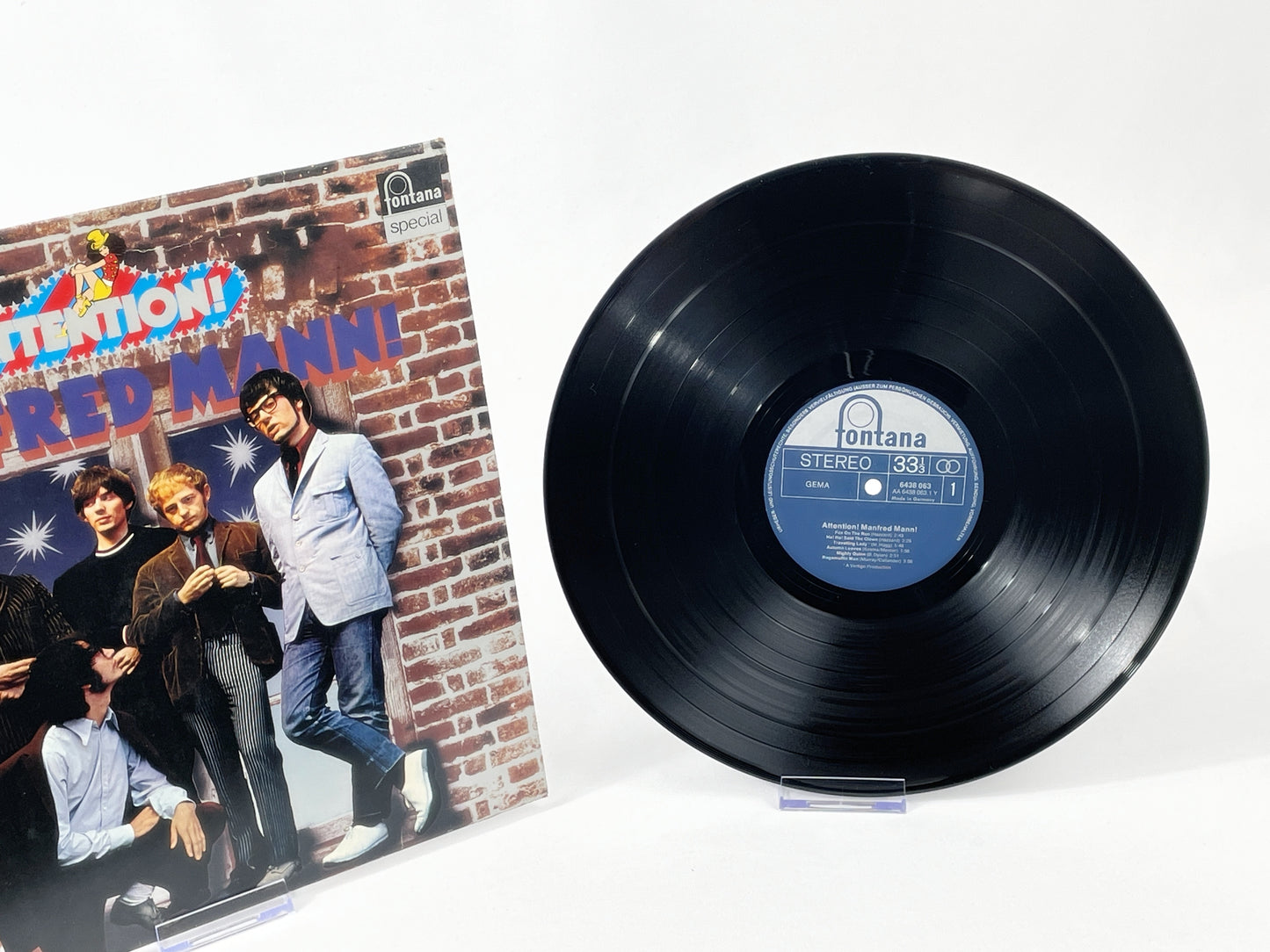 Manfred Mann - Attention! (Fontana Special) LP Vinyl, Germany