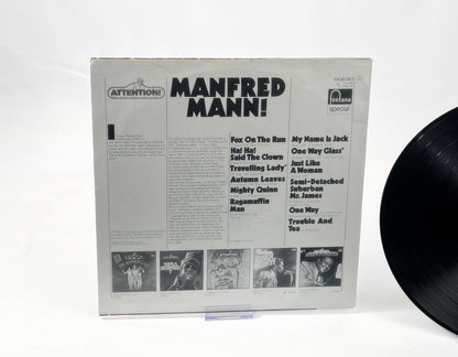 Manfred Mann - Attention! (Fontana Special) LP Vinyl, Germany