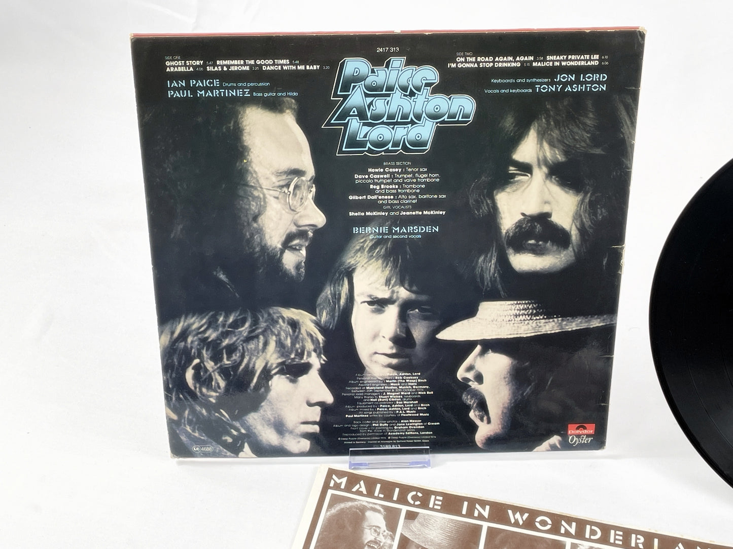 Paice Ashton Lord - Malice in Wonderland (LP, Vinyl, 1977, Polydor/Oyster, 2417 313, Germany)