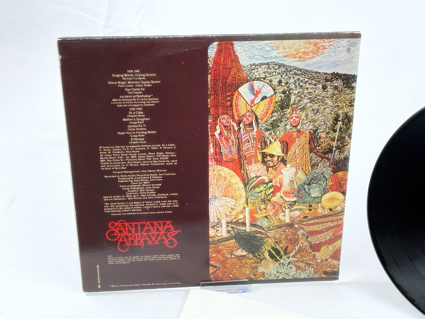 Vintage Santana - Abraxas (1970, CBS, Gatefold) - Original LP Vinyl