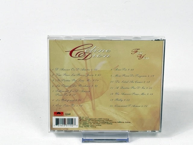 Céline Dion – For You Retro CD, Polydor / PolyGram 1990s