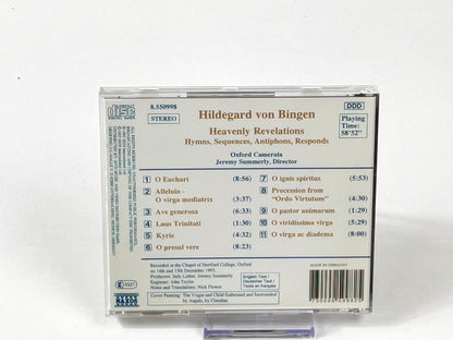 Hildegard von Bingen – Heavenly Revelations CD – Hymns, Sequences, Antiphons, Responds (Oxford Camerata, Jeremy Summerly)