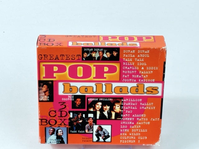 Greatest Pop Ballads – 3CD Boxset