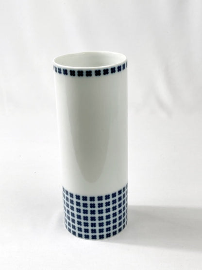 Porzellanvase Schirnding Bavaria – Vintage Modell 6892/2, Blau-Weiß, Mid Century