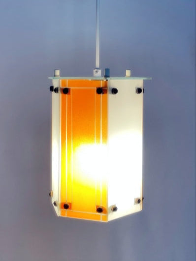 Pendelleuchte Stangfeld & Gregor – Typ 516, Glas, 60er/70er Jahre