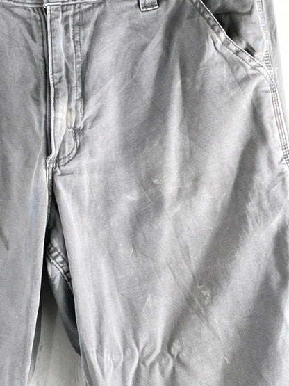 Carhartt Relaxed Fit Pants – Vintage Workwear Hose Grau, Größe W34 L32