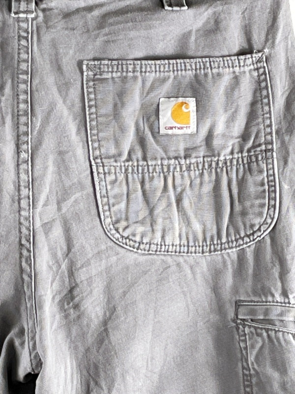 Carhartt Relaxed Fit Pants – Vintage Workwear Hose Grau, Größe W34 L32