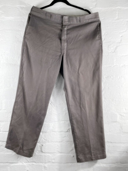 Dickies Work Pants – Vintage 874 Style, Grau, Größe W34 L32